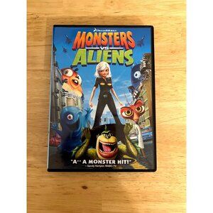 Monsters Vs. Aliens 2009 DVD Animation Reese Witherspoon Rogen Comedy Pre-Owned